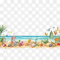 海滩边界-夏季边界