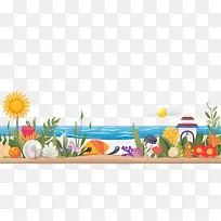 海滩边界-夏季边界