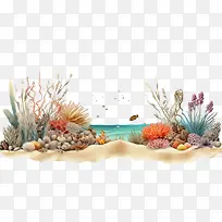 海滩边界-夏季边界