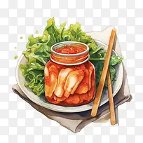 韩国料理——沙拉