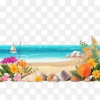 海滩边界-夏季边界