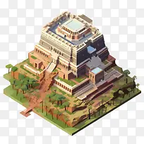 柬埔寨-柬埔寨寺庙建筑埃及历史