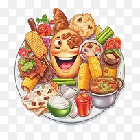 食物表情符号-食物表情符号