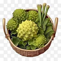 romanesco-romanesco芦笋绿色菜园