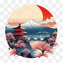 山-松树