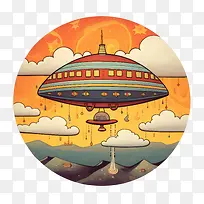飞碟-宇宙飞船