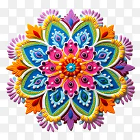 rathyatra-rathyatra多彩复杂的花卉几何