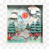 雨季-松树