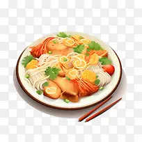 面条-沙拉