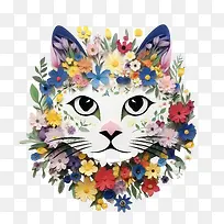 花猫-花猫猫花异想天开多彩
