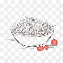 涂鸦面条-巧克力