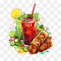 世界烤肉串日——冷饮