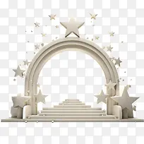星星拱门-星星拱门楼梯星星夜空