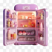 冰箱-冰箱冰箱食品美容化妆品
