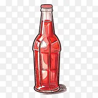 啤酒瓶-啤酒瓶红汽水瓶饮料