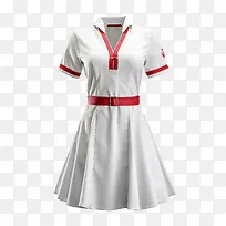 医生服-医生服护士服白色红色