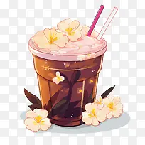 珍珠奶茶-樱花