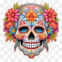 糖头骨-亡灵节头骨