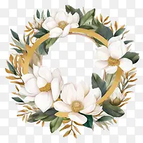 玉兰花花环-玉兰花
