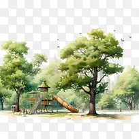 国家霍帕公园日——孩子们玩耍