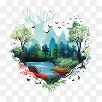 世界自然保护日-橙色