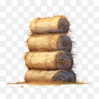 干草捆-干草捆干草堆干草秸秆天然材料