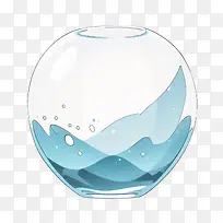 海洋-海洋蓝色的水鱼缸