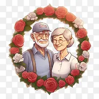 国际老年人日-花冠