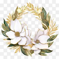 玉兰花花环-玉兰花