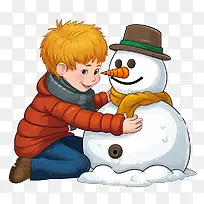 堆雪人-雪人