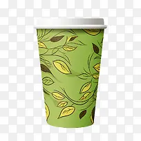 纸咖啡杯-秋天的落叶