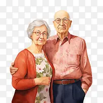 国际老年人日-国际老年人日老年人祖父母年长夫妇