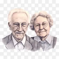 国际老年人日-眼镜