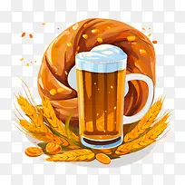 慕尼黑啤酒节啤酒-小麦