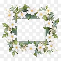 茉莉花广场-茉莉花广场茉莉花方形白花花环花卉