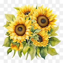 国家向日葵日-国家向日葵日向日葵黄色束花