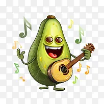 全国鳄梨日-音符