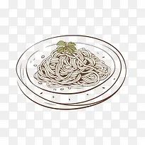 意大利面条-意大利面条意大利面条番茄酱大蒜面包