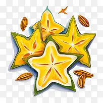 杨桃-杨桃星星香料坚果水果
