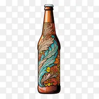 啤酒瓶-啤酒瓶啤酒瓶多彩抽象