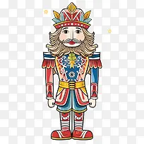 圣诞胡桃夹子-圣诞胡桃夹子胡桃夹子芭蕾舞圣诞木娃娃