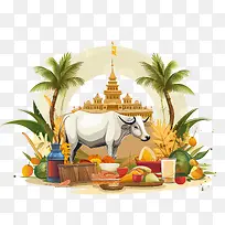 pongal-棕榈树