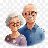 国际老年人日-眼镜