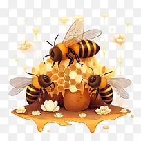 世界蜜蜂日-世界蜜蜂日蜜蜂蜂蜜蜂窝蜜蜂