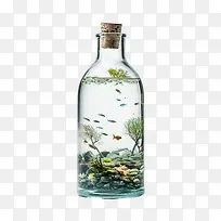 许愿瓶-许愿瓶水族箱鱼水草