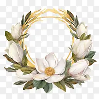 玉兰花环-花环