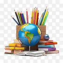 国际扫盲日-学校用品