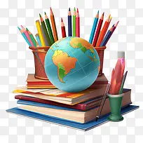 国际扫盲日-学校用品