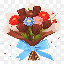 国际巧克力日-鲜花束