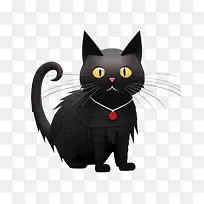 黑猫-黑猫黑猫毛皮胡须爪子